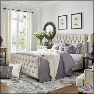 Дэкор спальні ў сучасным стылі - 120 фотаздымкаў лепшых дызайнерскіх рашэнняў