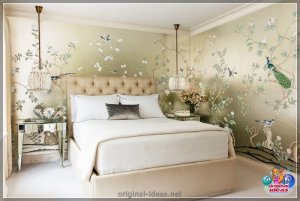 Модныя шпалеры ў інтэр'еры - 120 фотаздымкаў лепшых навінак дызайну