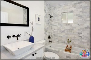 Вузкая ванная пакой - 57 фотаздымкаў навінак дызайну