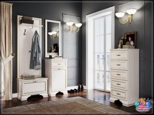 Інтэр'ер пярэдняга пакоя: Розныя стылі + мэбля ў спальні, гасціная, пярэдні пакой ад вытворцы