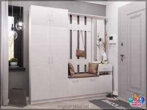 Інтэр'ер пярэдняга пакоя ў кватэры ў светлых колерах: дызайн калідора ў розных стылях, як зрабіць ут...