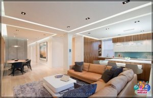 Нацягніце столі ў гасцінай - агляд сучаснага дызайну, а таксама камбінацыі ў інтэр'еры (100 фотаздым...