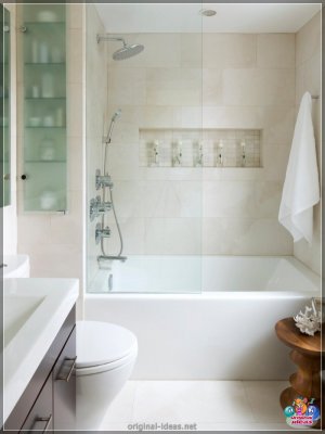 Ванная пакой у кватэры - 55 фотаздымкаў лепшых ідэй дызайну інтэр'еру
