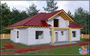 Асаблівасці праектаў прыватных дамоў з газаванага бетону