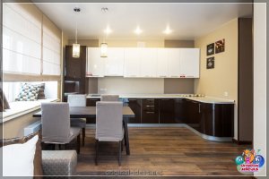 Кухня ў кватэры - 70 фотаздымкаў стыльных ідэй дызайну