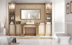 Тюмкі ў ваннай - 100 лепшых фотаздымкаў лепшага дызайну мэблі ў інтэр'еры