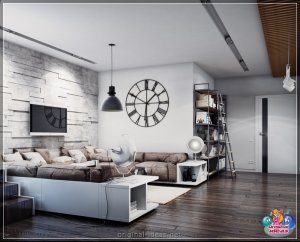 Дызайн кватэры ў стылі Loft - 75 фотаздымкаў ідэй дызайну